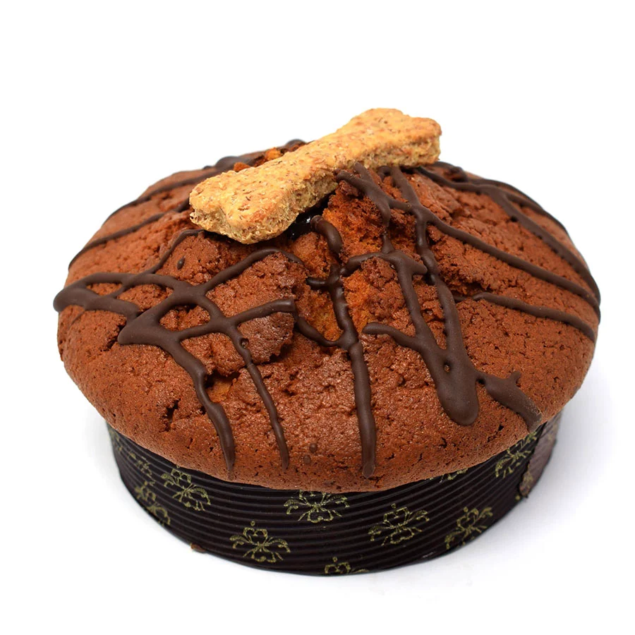 Reusable Barking Bakery Carob Iced Drizzle Dog Cake 180g Professional