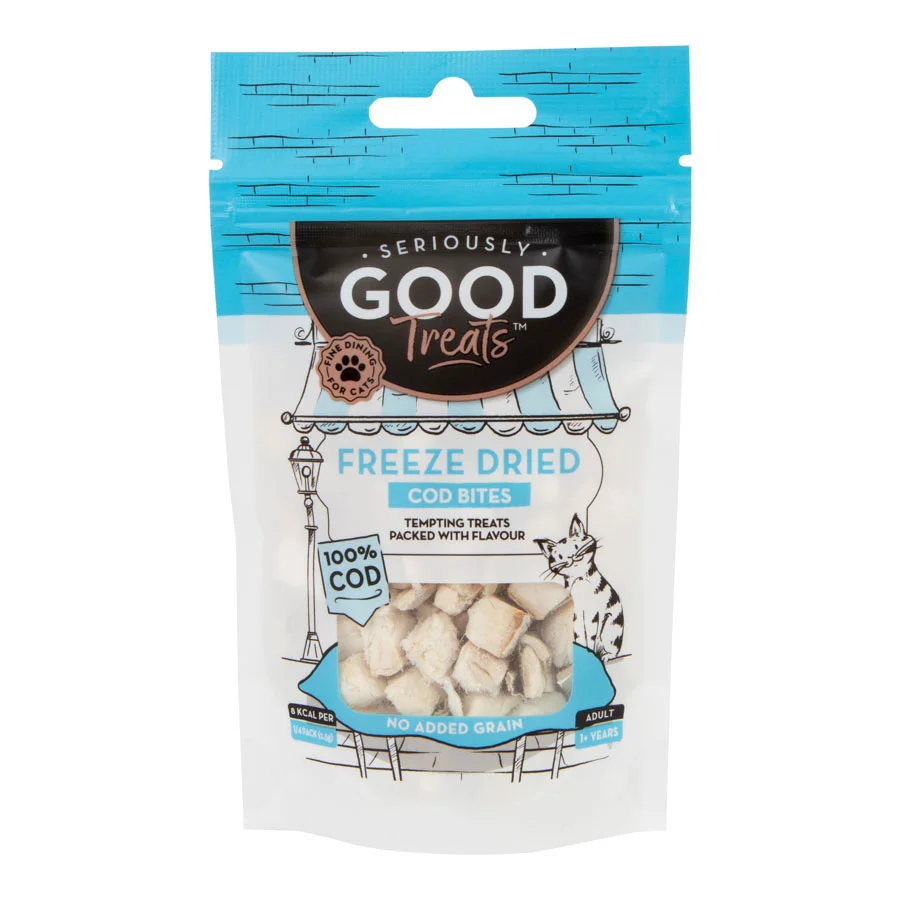 Original Design Seriously Good ze Dried Cat Treats Cod 10g Top-Quality