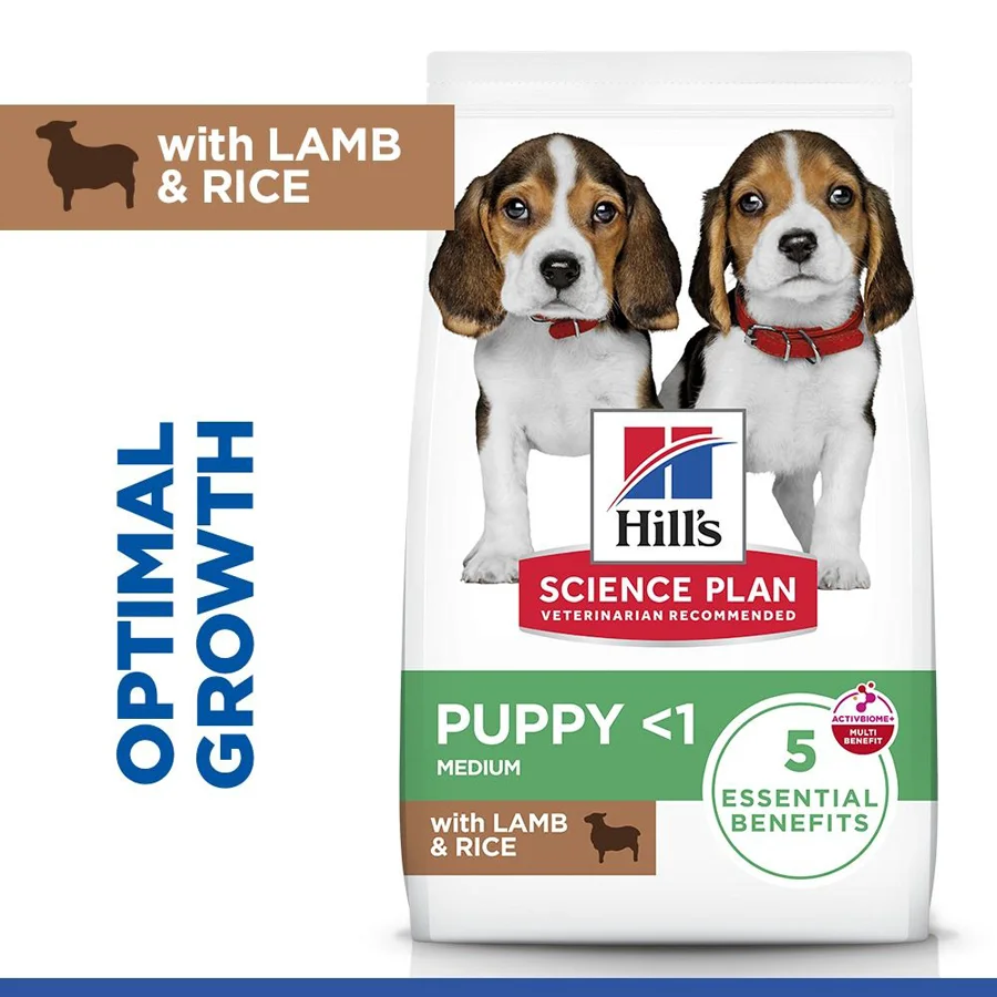 Top-Quality Hill x27 s Science Plan Medium Breed Puppy Dry Dog Food Lamb Rice 2.5kg Exclusive