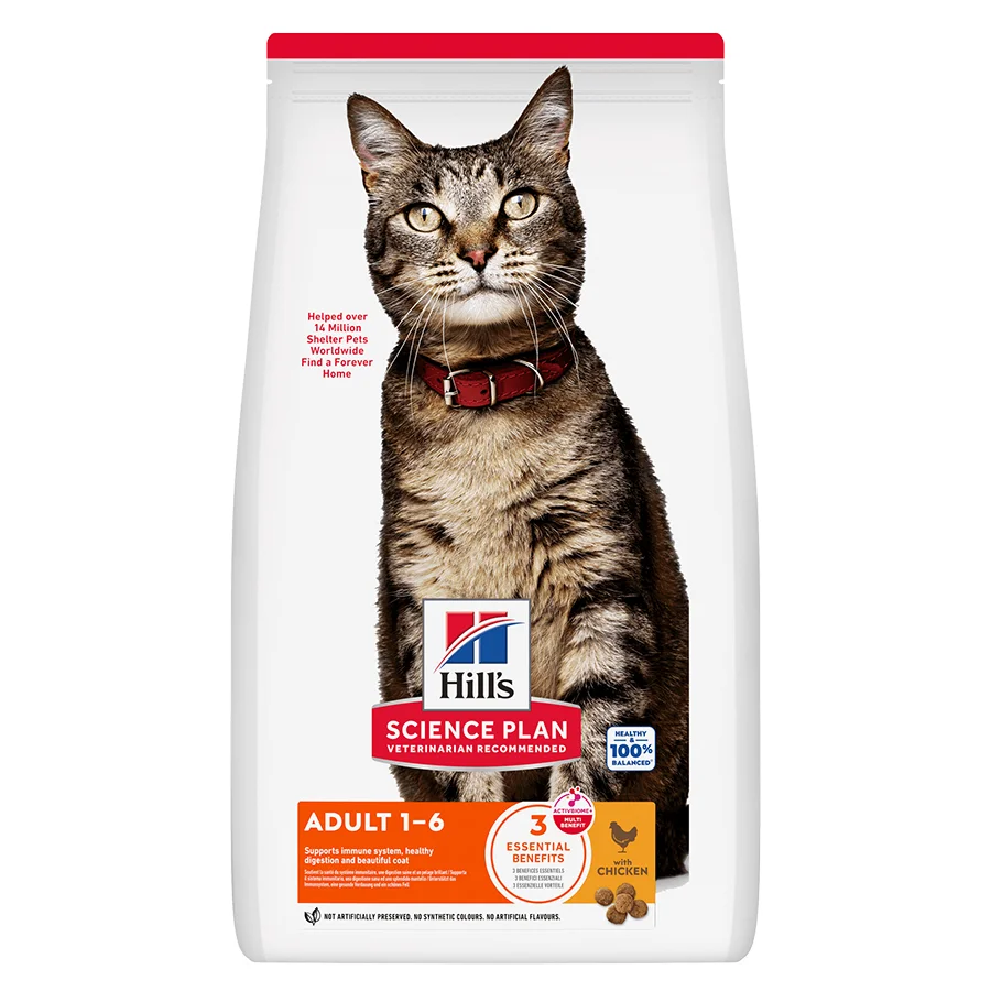 Professional Hill x27 s Science Plan Adult Dry Cat Food Chicken 1.5kg Soft