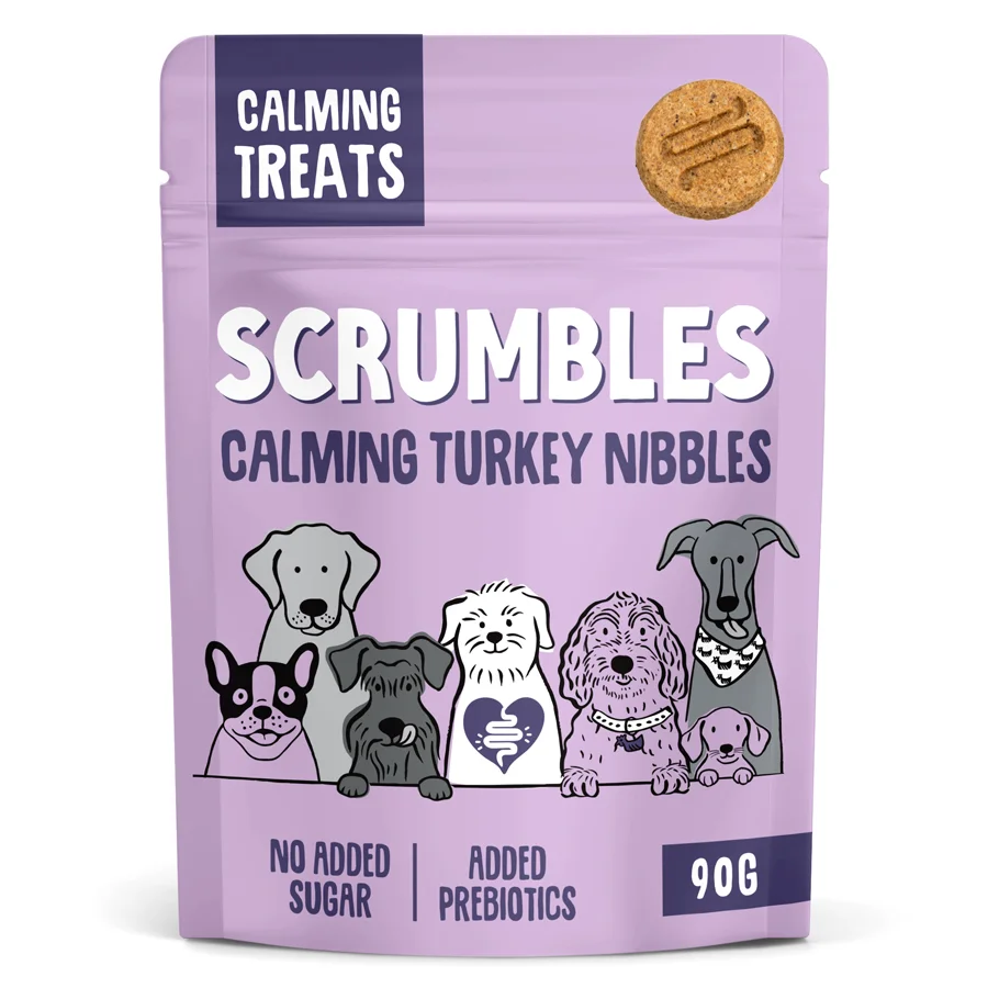 Top-Quality Scrumbles Nibbles Grain Calming Dog Treats 100g Expertly Made