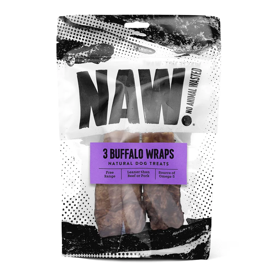 High-Quality NAW Dog Treat Buffalo Wraps 3 Pack Advanced
