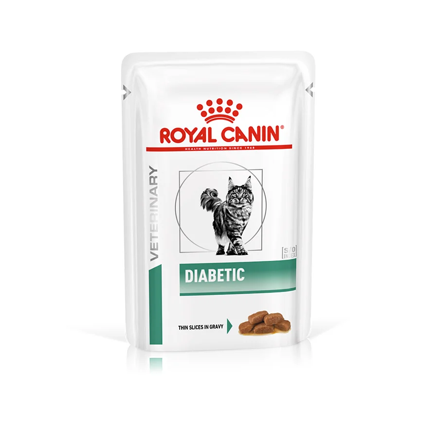Pure Royal Canin Veterinary Diabetic Adult Wet Cat Food 48x85g High-Quality