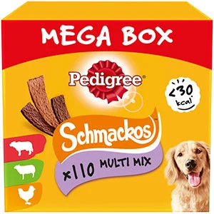 Reusable Pedigree Schmackos Dog Treats Meat Variety 790g Expertly Made