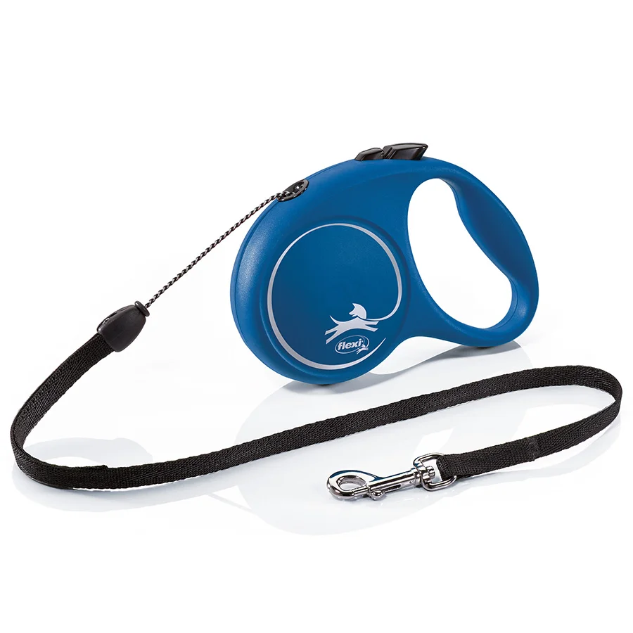 Premium Material Flexi Fun Extending Dog Lead Blue 5m Small Healthy