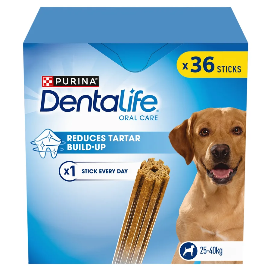 Optimized Dentalife Large Breed Dog Dental Chew Treat 36 Pack High-Grade