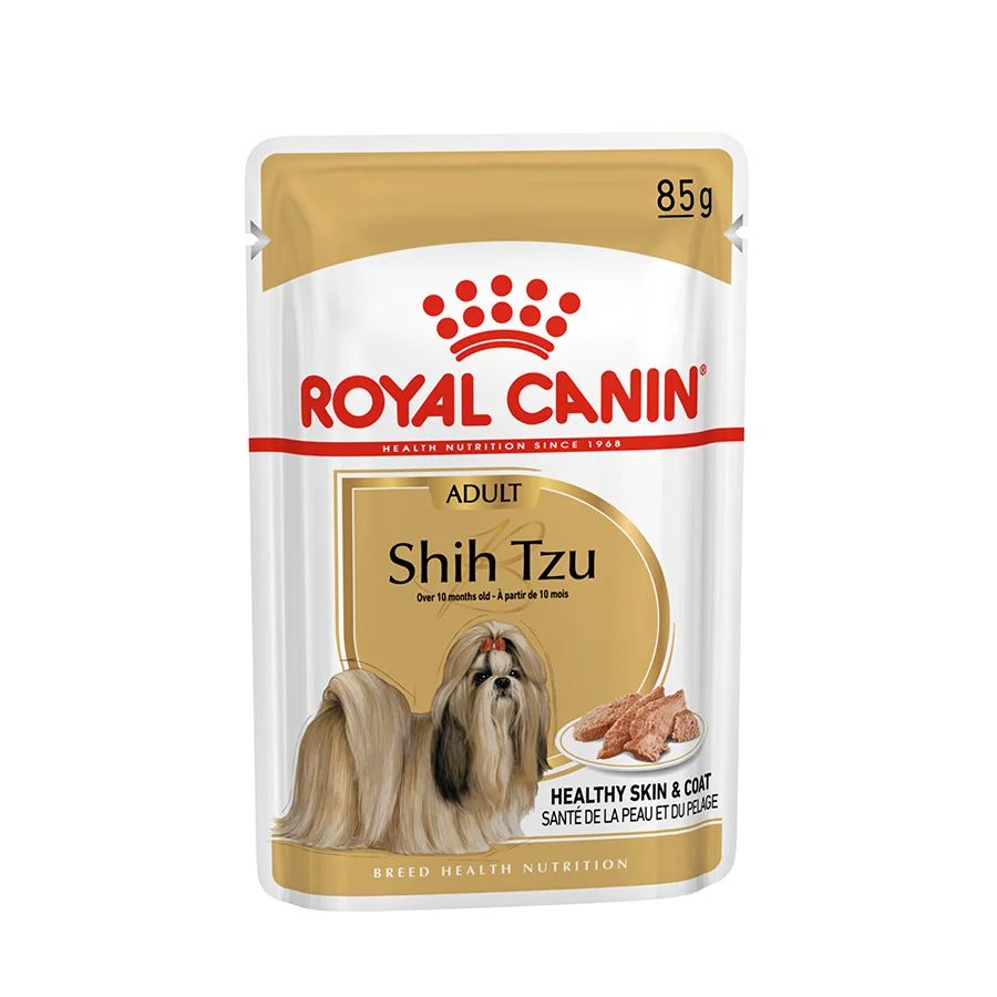 Organic Royal Canin Shih Tzu Adult Wet Dog Food 12x85g High-End