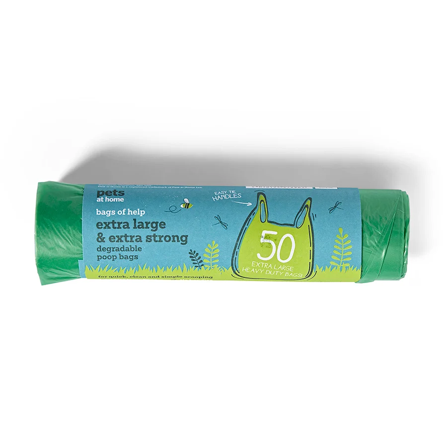 Secure Pets at Home Extra Strong Dog Poop Bags XL 50 Pack Environmentally Friendly