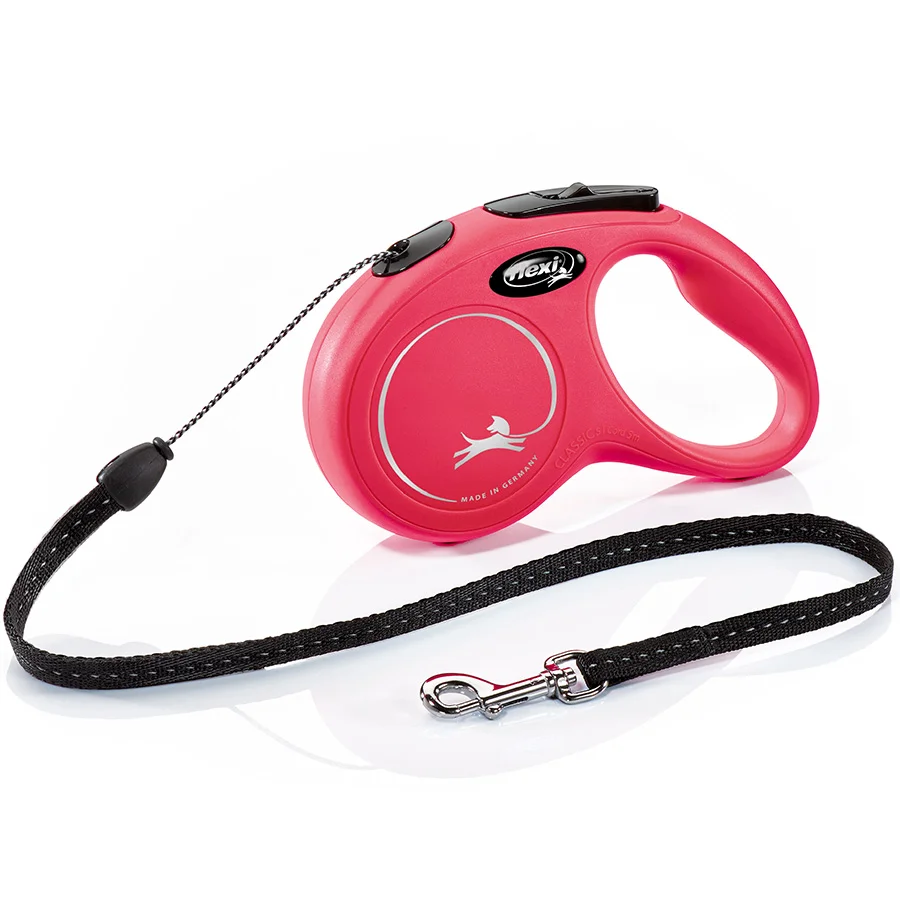 Carefully Designed Flexi New Classic Extending Dog Lead 5m Red Small Convenient