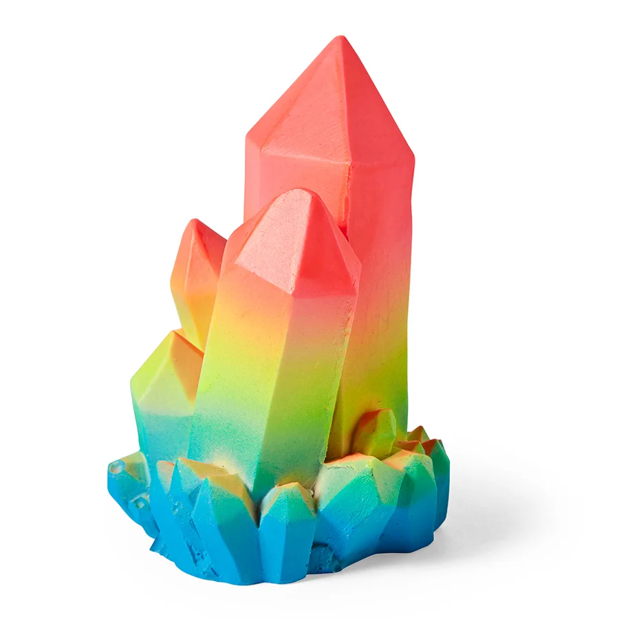 Trendy Pets at Home Crystal Cave Aquarium Ornament Rainbow Eco-Friendly