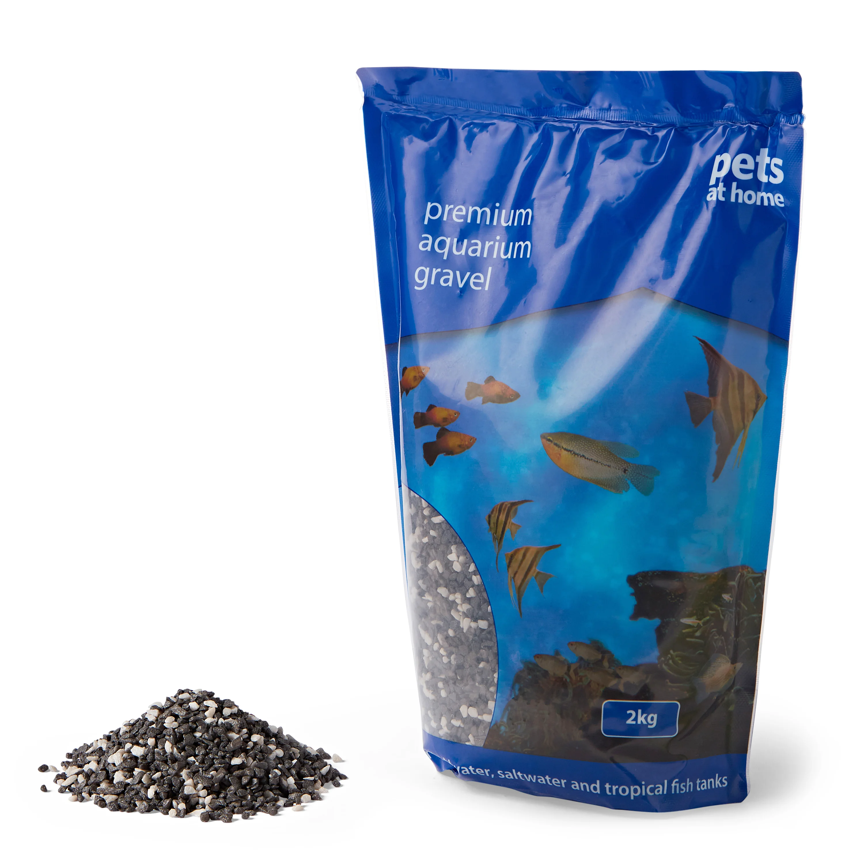 Safe Pets at Home Aquarium Gravel Black White 2kg First-Class