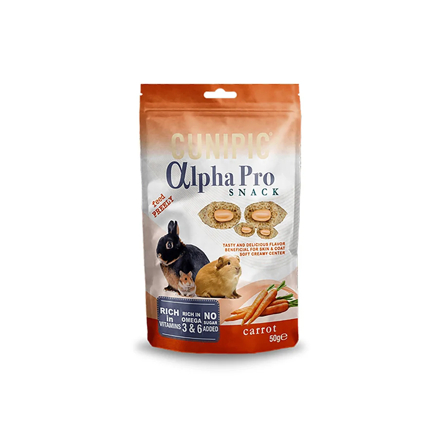 Efficient Cunipic Alpha Pro Small Animal Treats Carrot 50g High-Quality