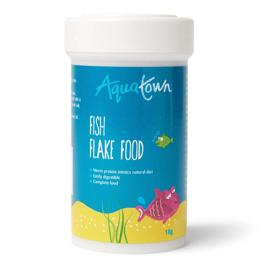 Casual Aqua Town Fish Flakes 18g High-Quality