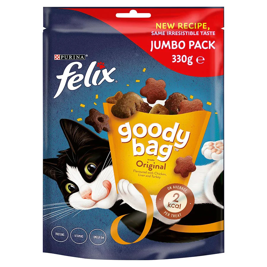 Prestigious Felix Goody Bag Mix Cat Treats 330g Traditional