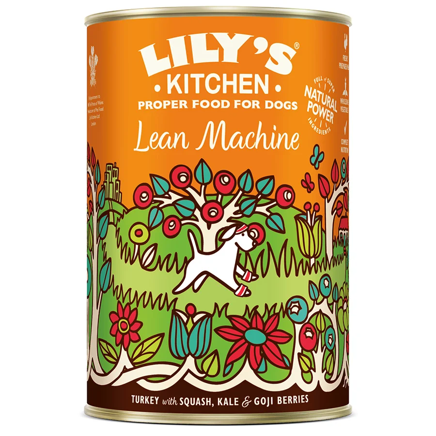 Optimized Lily x27 s Kitchen Lean Machine Wet Adult Dog Food Turkey 400g Fine Crafted