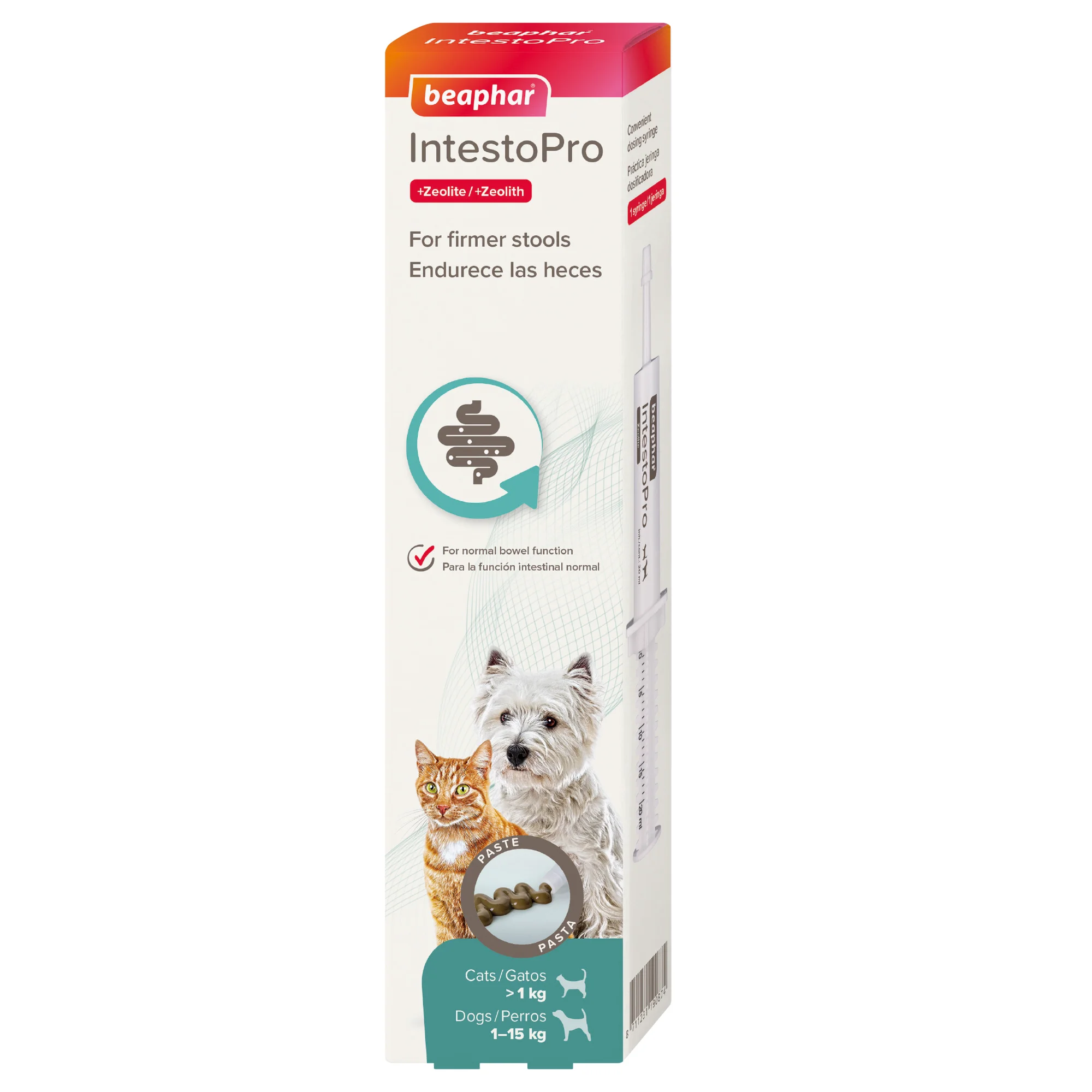 Comfortable Beaphar IntestoPro Stool Firming Paste for Cats Dogs 1-15kg 20ml Eco-Friendly