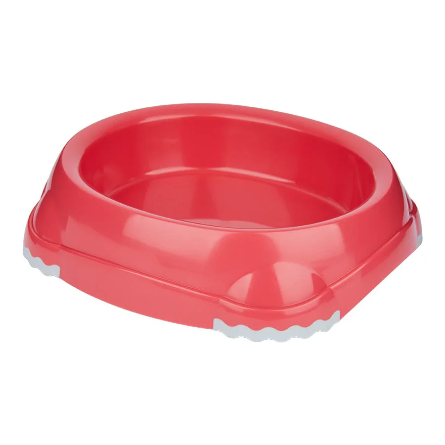 Eco-Friendly Pets at Home Non-Slip Cat Feeding Bowl Coral Pink Traditional