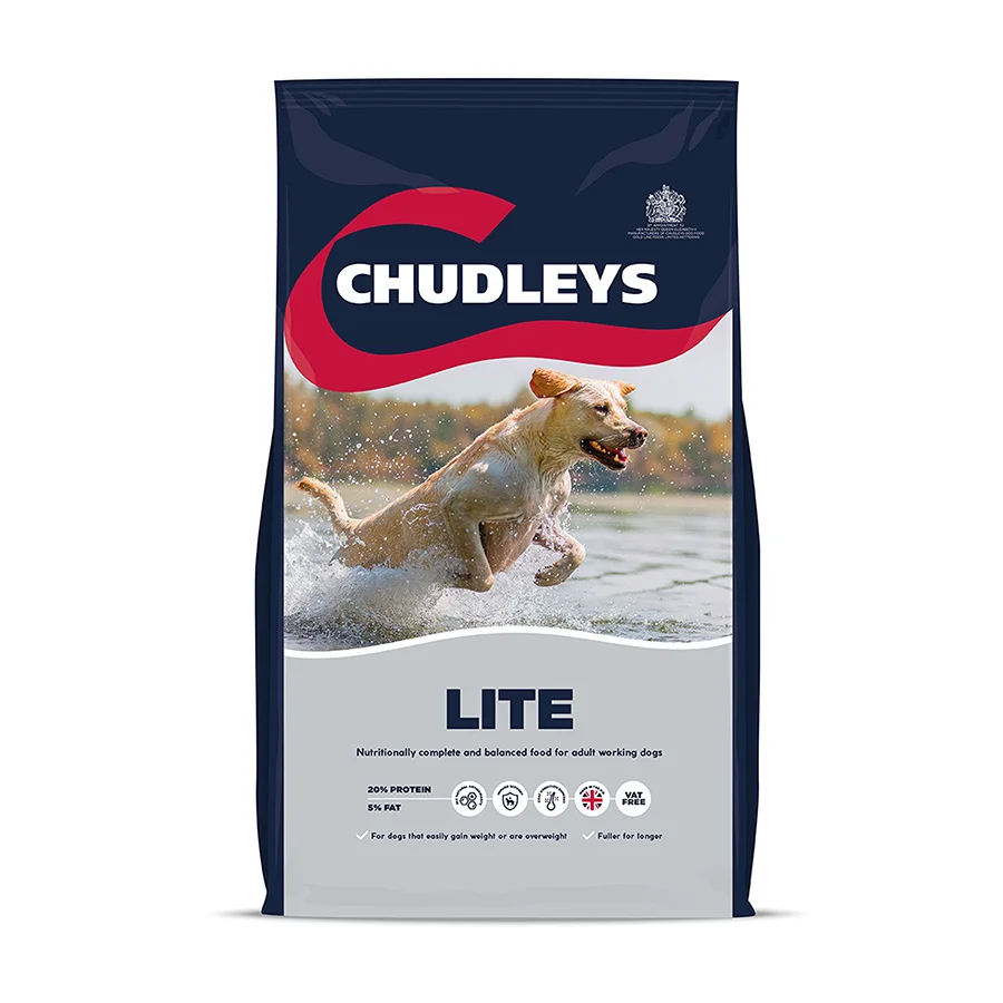 Green Chudleys Lite Adult Working Dry Dog Food 14kg Detailed