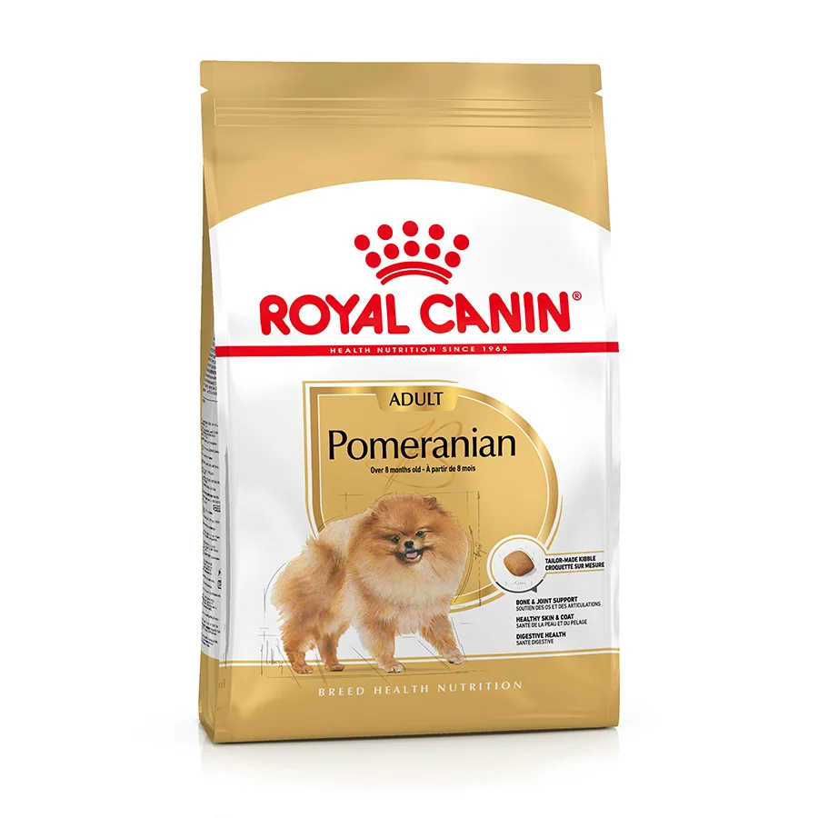 Long-Lasting Royal Canin Pomeranian Adult Dry Dog Food 1.5kg Durable