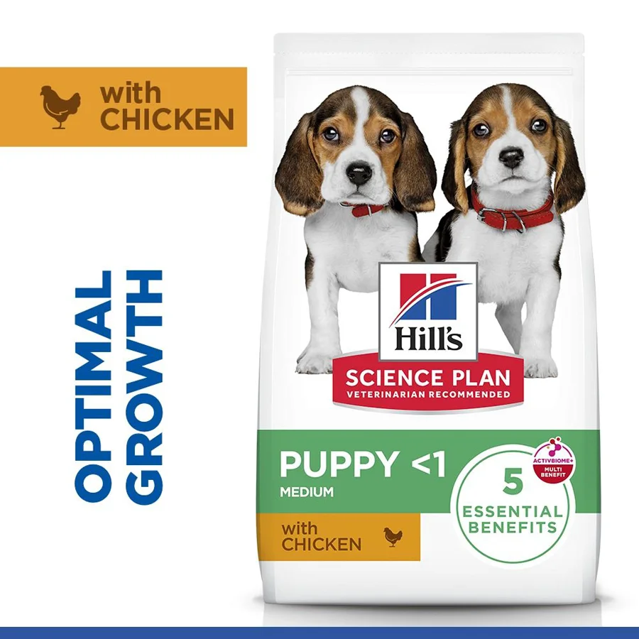 Certified Hill x27 s Science Plan Medium Breed Puppy Dry Dog Food Chicken 18kg Safe