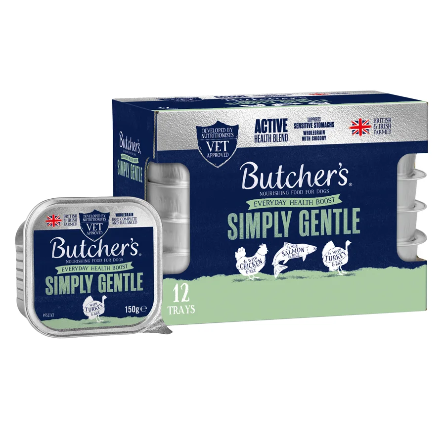 Enhanced Butcher x27 s Simply Gentle Adult Wet Dog Food 12x150g Original Design