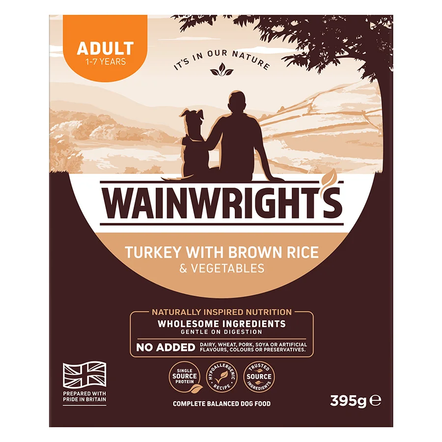 Refined Wainwright x27 s Adult Wet Dog Food Turkey with Rice Solid
