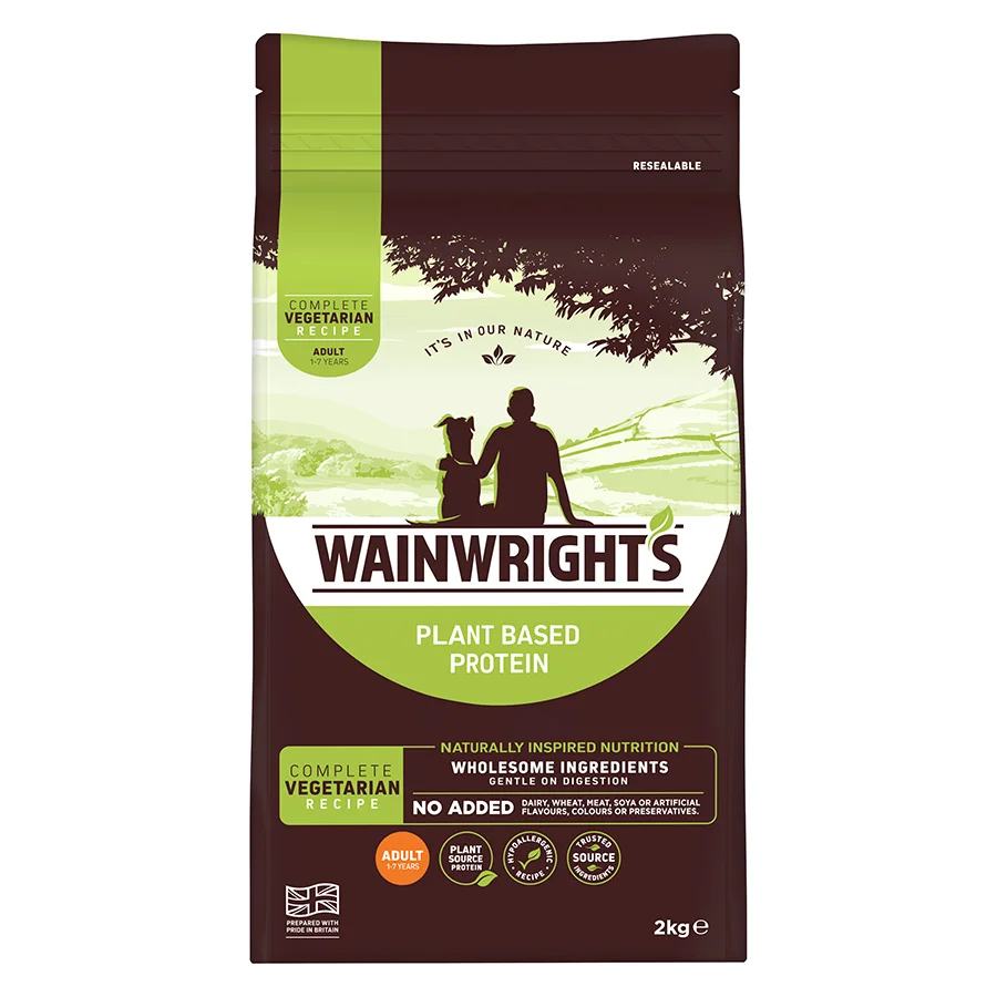 Sustainable Wainwright x27 s Plant Based Protein Adult Dry Dog Food Unique
