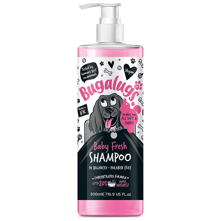 Elite Bugalugs Baby Fresh Dog Shampoo 500ml Professional