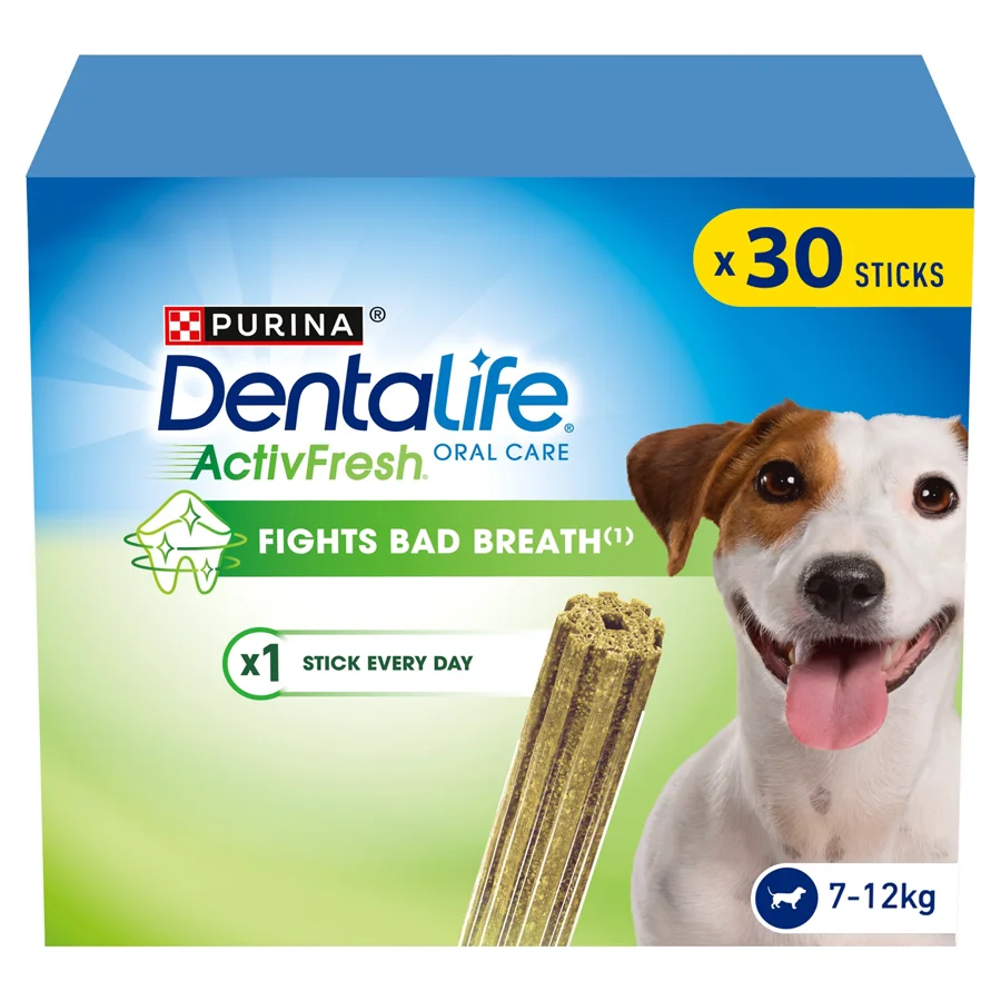 Professional Dentalife ActivFresh Small Breed Adult Dog Dental Treat 30 Pack 490g Long-Lasting