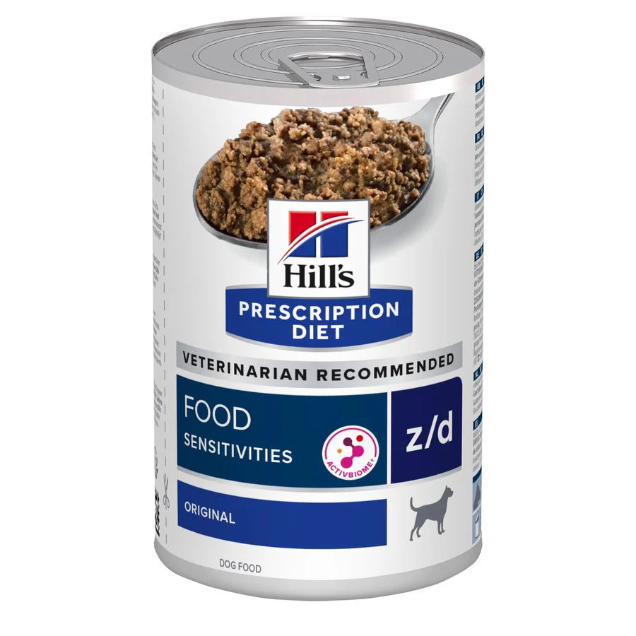 Smooth Hill x27 s Prescription Diet z d Food Sensitivities Wet Adult Dog Food 12x370g Efficient