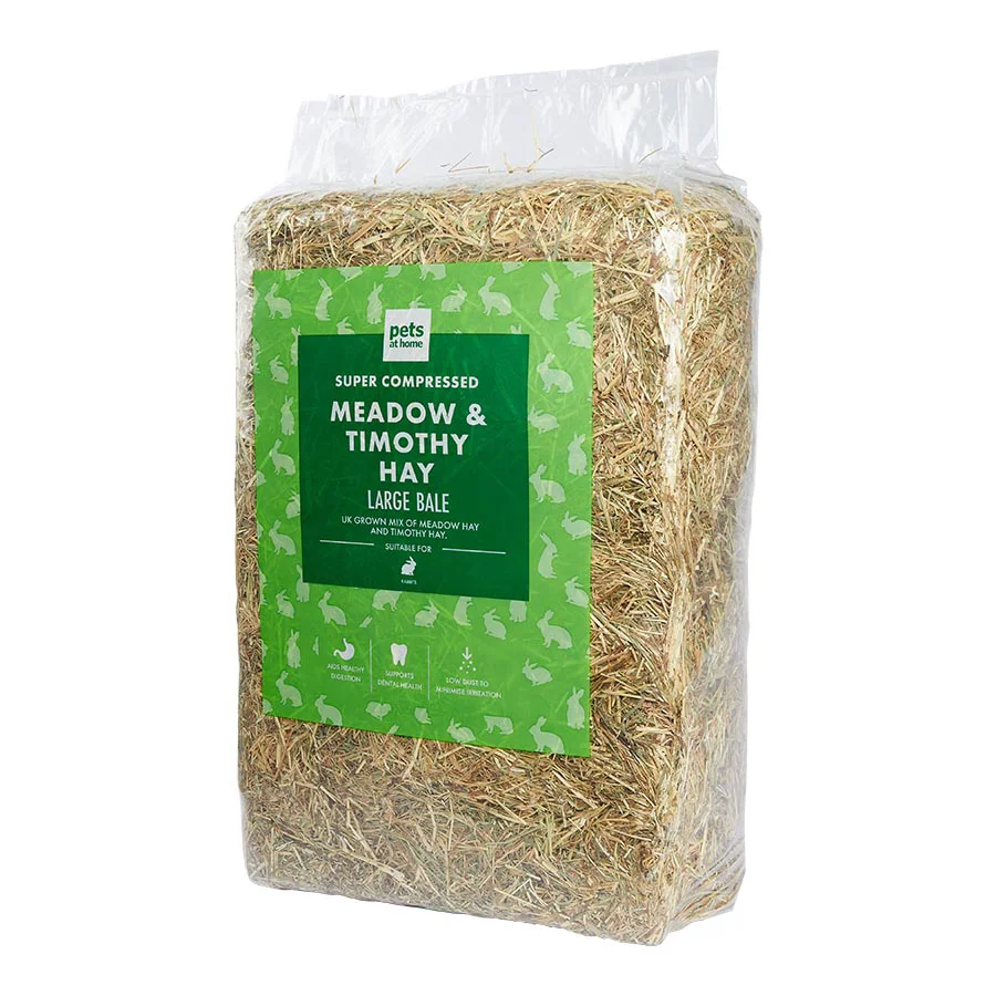 Prestigious Pets at Home Rabbit Super Compressed Hay 3kg Trendy