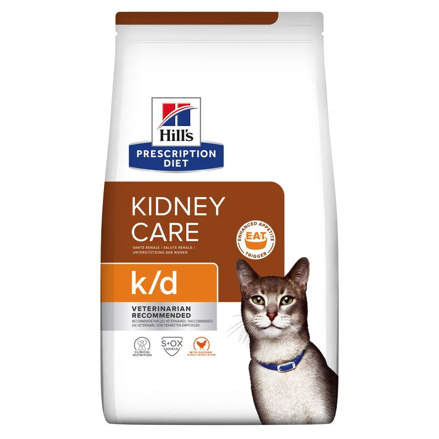 Premium Material Hill x27 s Prescription Diet k d Kidney Care Dry Adult Cat Food with Chicken 8kg Functional