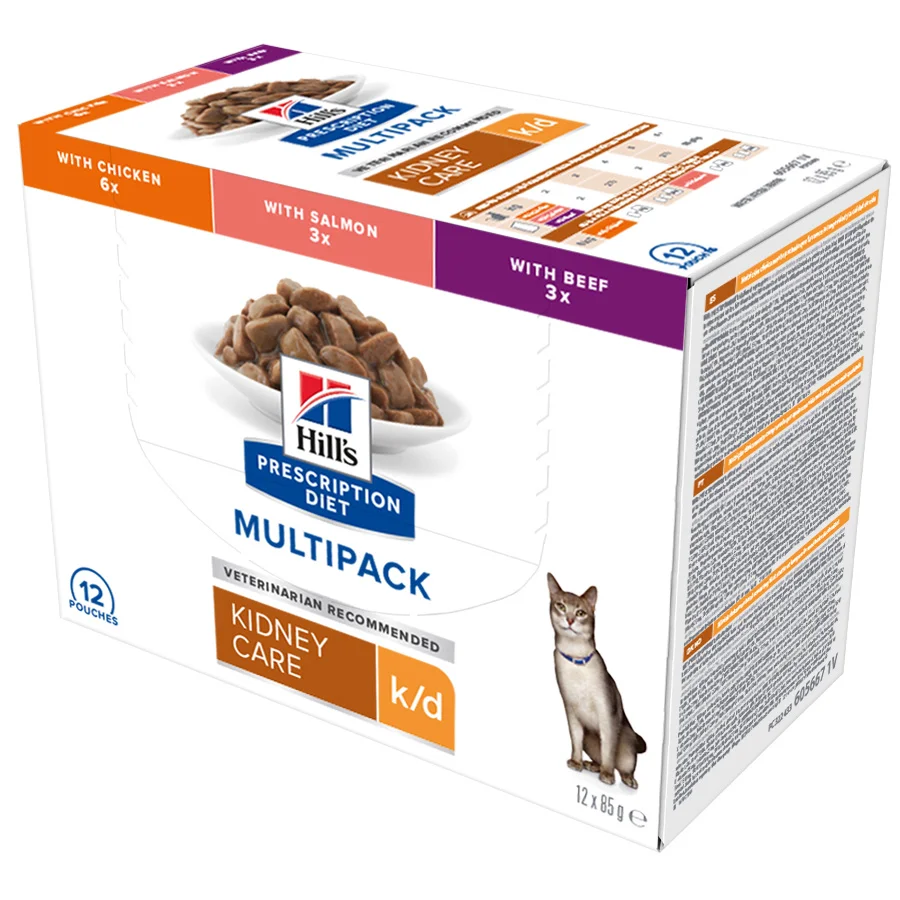 Optimized Hill x27 s Prescription Diet k d Kidney Care Wet Adult Cat Food 48x85g Sustainable