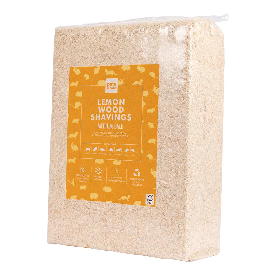 Contemporary Pets at Home Small Animal Lemon Wood Shavings 3.5kg Long-Lasting