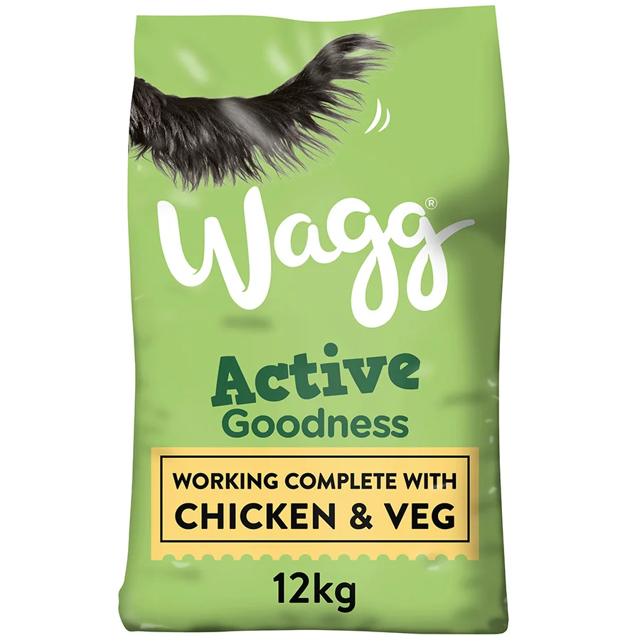 Classic Wagg Active Goodness Working Adult Dry Dog Food Chicken 12kg Enhanced