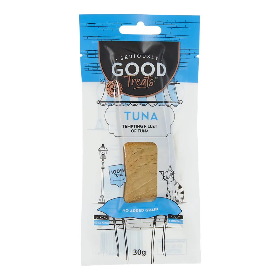 Functional Seriously Good Tempting Tuna Fillet Cat Treat Comfortable