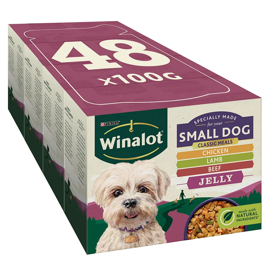 Excellent Winalot Small Breed Adult Wet Dog Food Mixed Jelly 48x100g Elegant