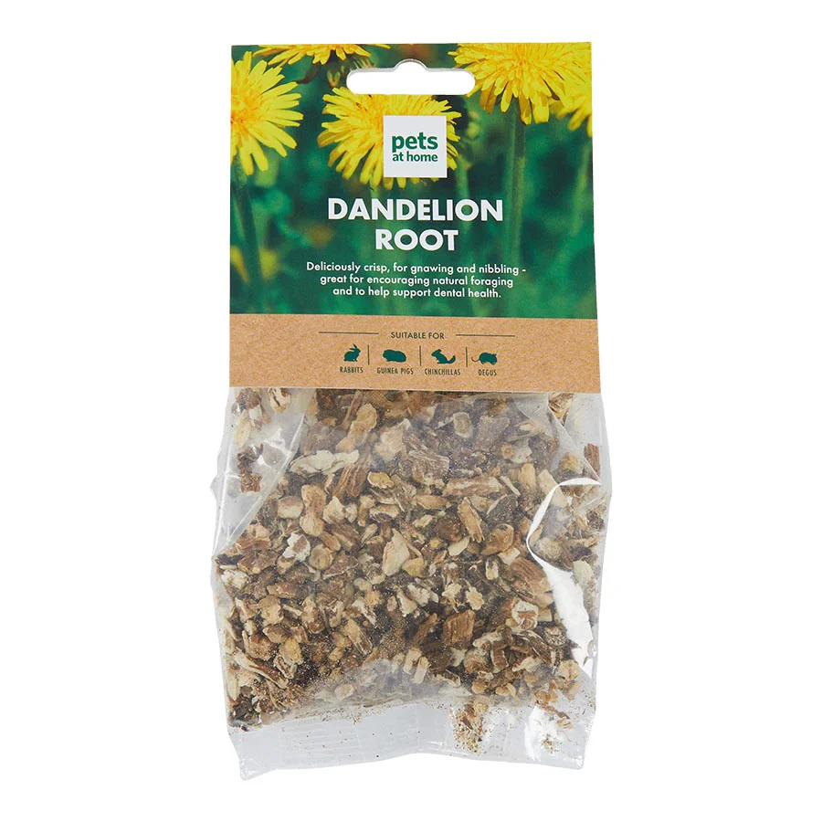 Enhanced Pets at Home Small Pets Dandelion Root Treats 50g Comfortable