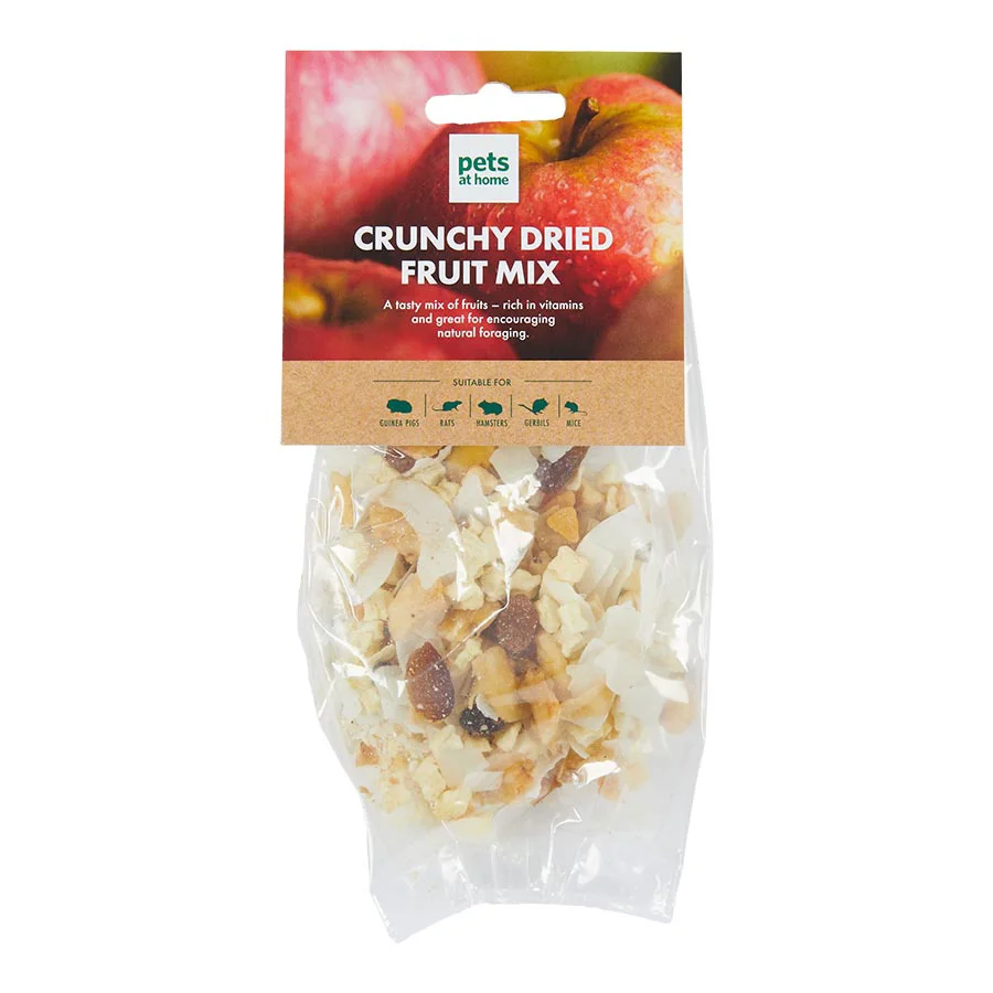 Certified Pets at Home Small Pets Crunchy Dried Fruit Treats 50g Efficient