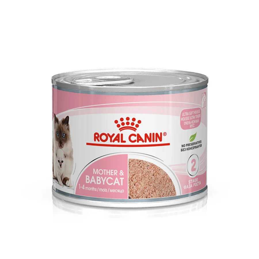 Lightweight Royal Canin Mother Babycat Wet Cat Food Mousse 12x195g Proven