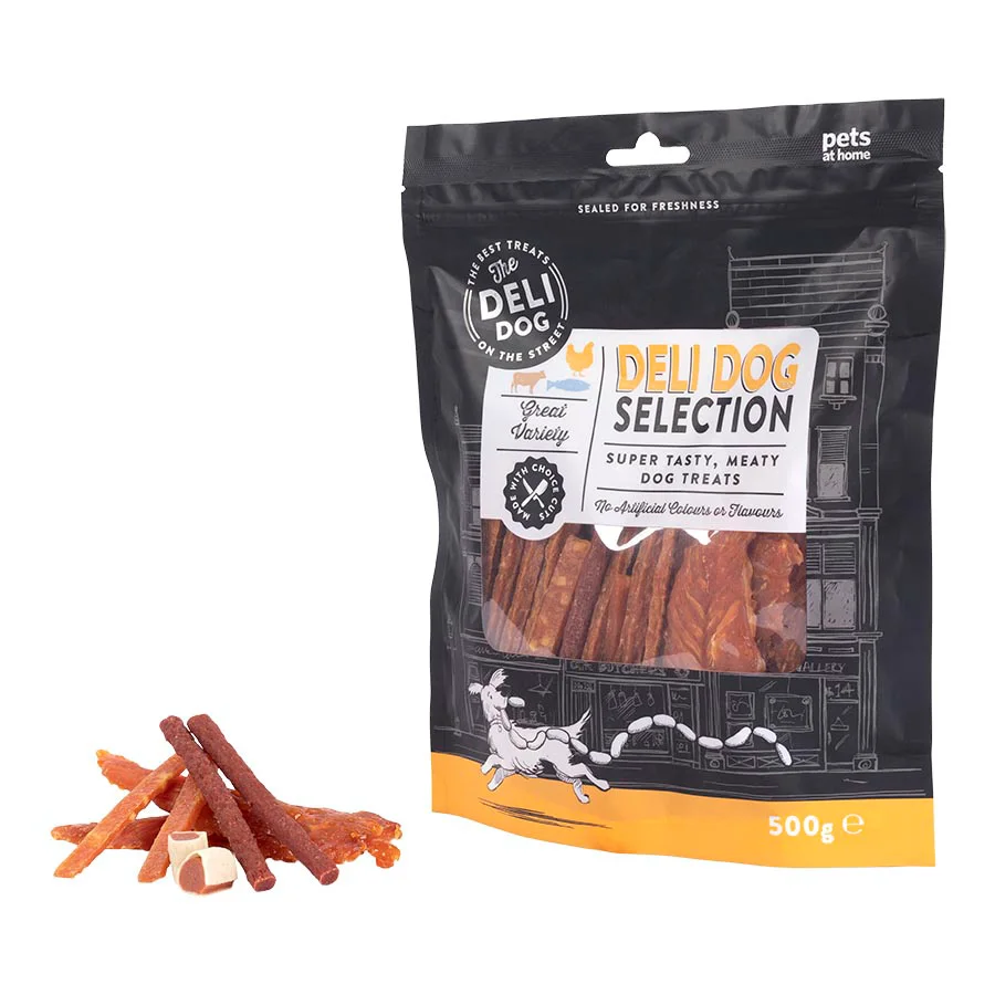 Durable The Deli Dog Selection Variety Dog Treat Pack 500g Trendy