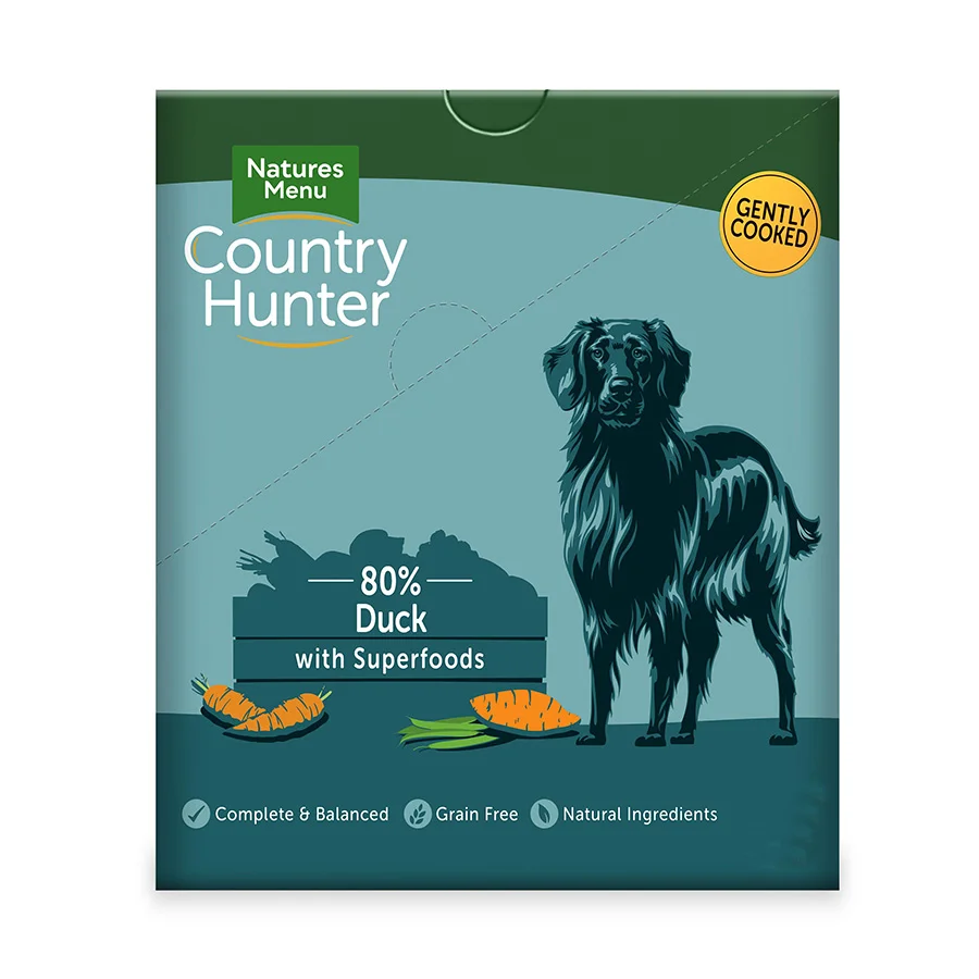 Eco-Friendly Natures Menu Country Hunter Grain Adult Wet Dog Food Duck 18x150g Selected