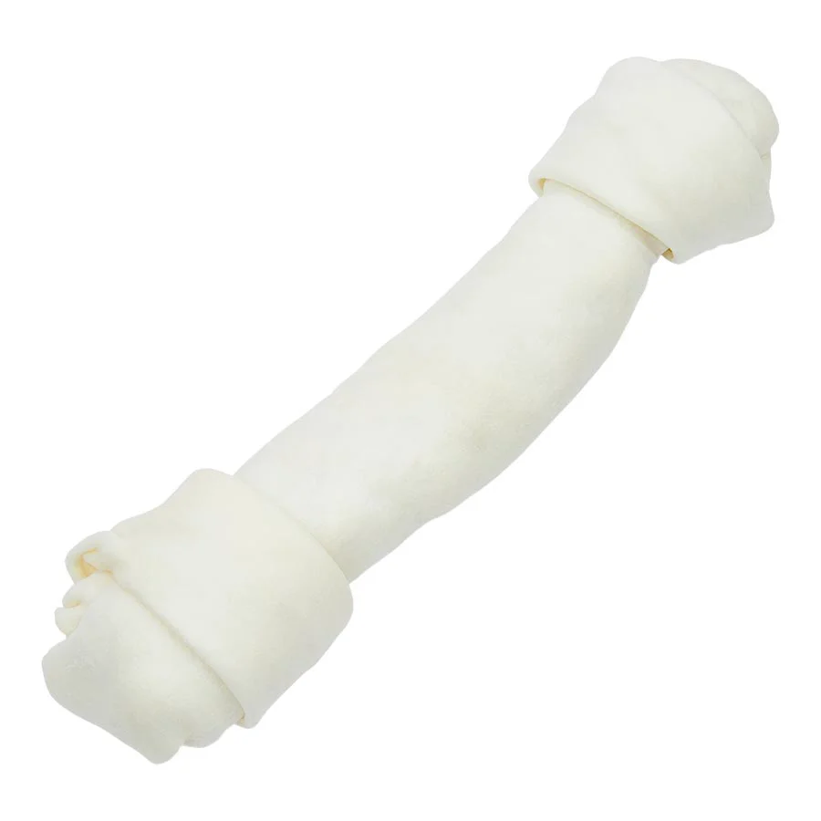High-End Pets at Home Giant Rawhide Knotted Bone Dog Treat 356g Genuine