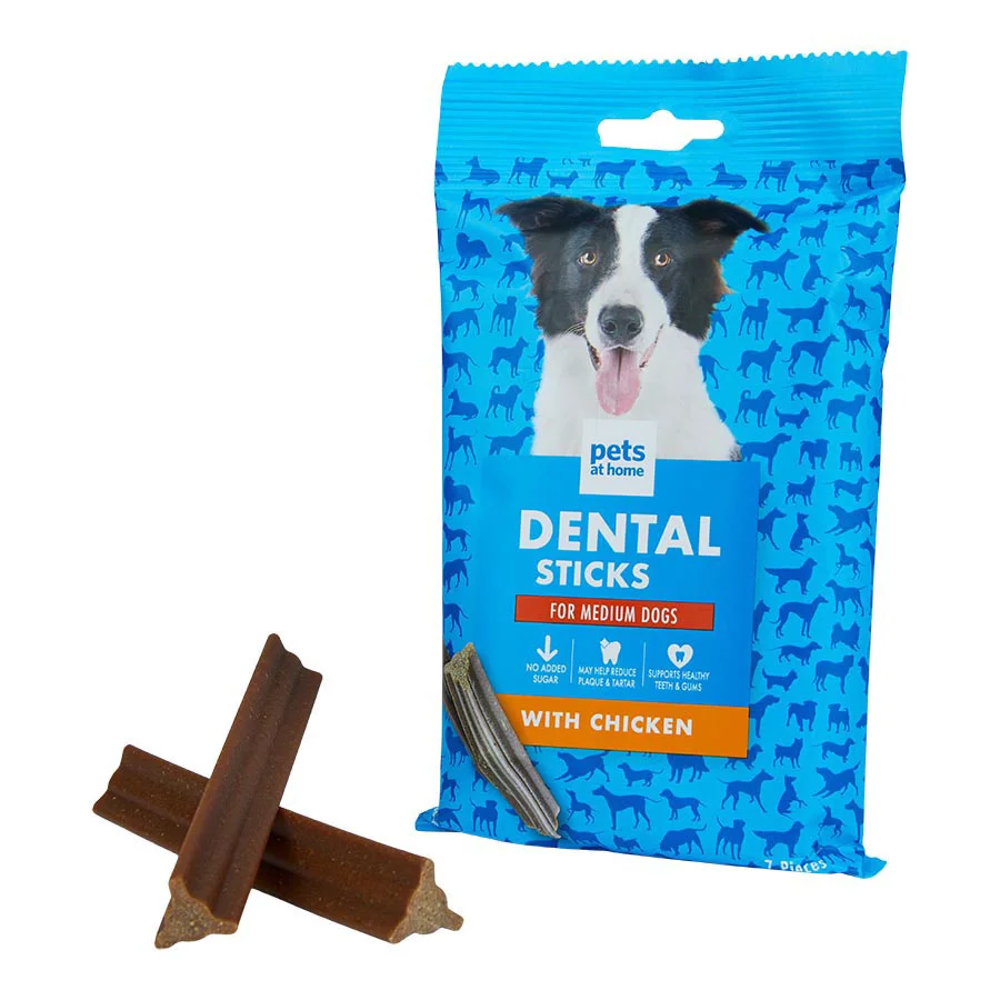 Safe Pets at Home Adult Dog Dental Sticks Medium Certified