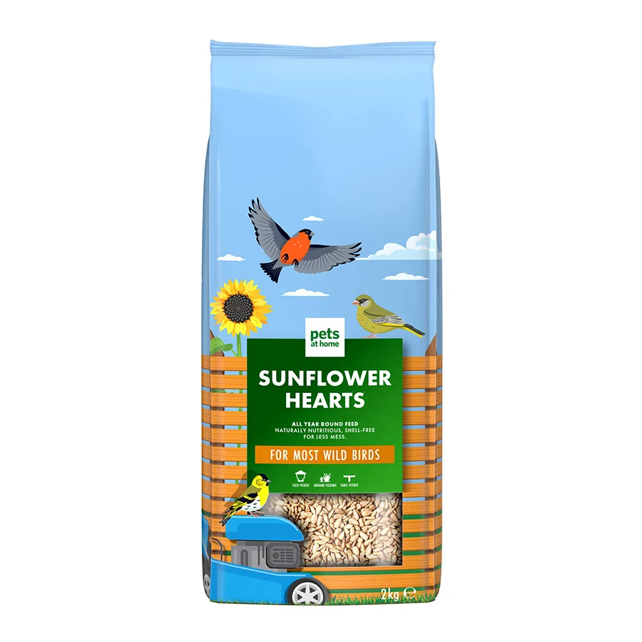 World-Class Pets at Home Sunflower Hearts Wild Bird Seeds Nuts Powerful