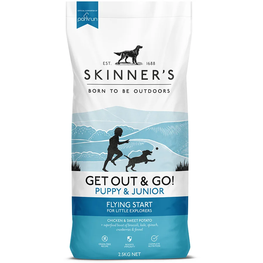 Responsible Skinner x27 s Get Out Go Puppy Junior Dry Dog Food 10kg Organic