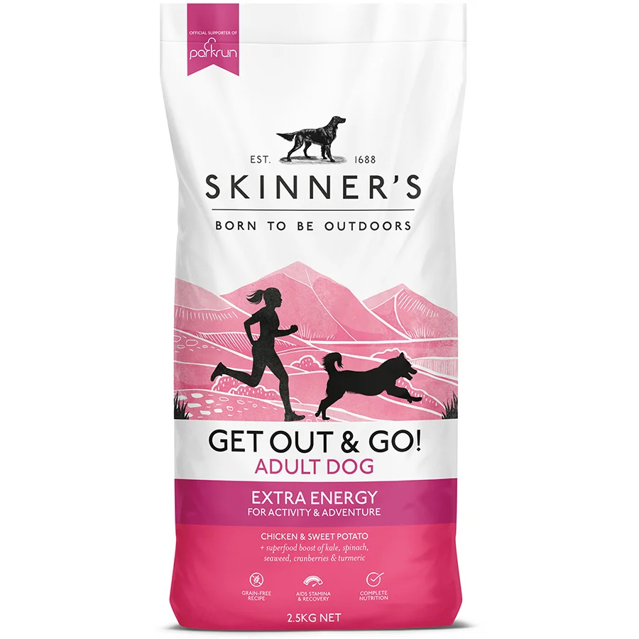 Responsible Skinner x27 s Get Out Go Extra Energy Dry Adult Dog Food 10kg Sustainable