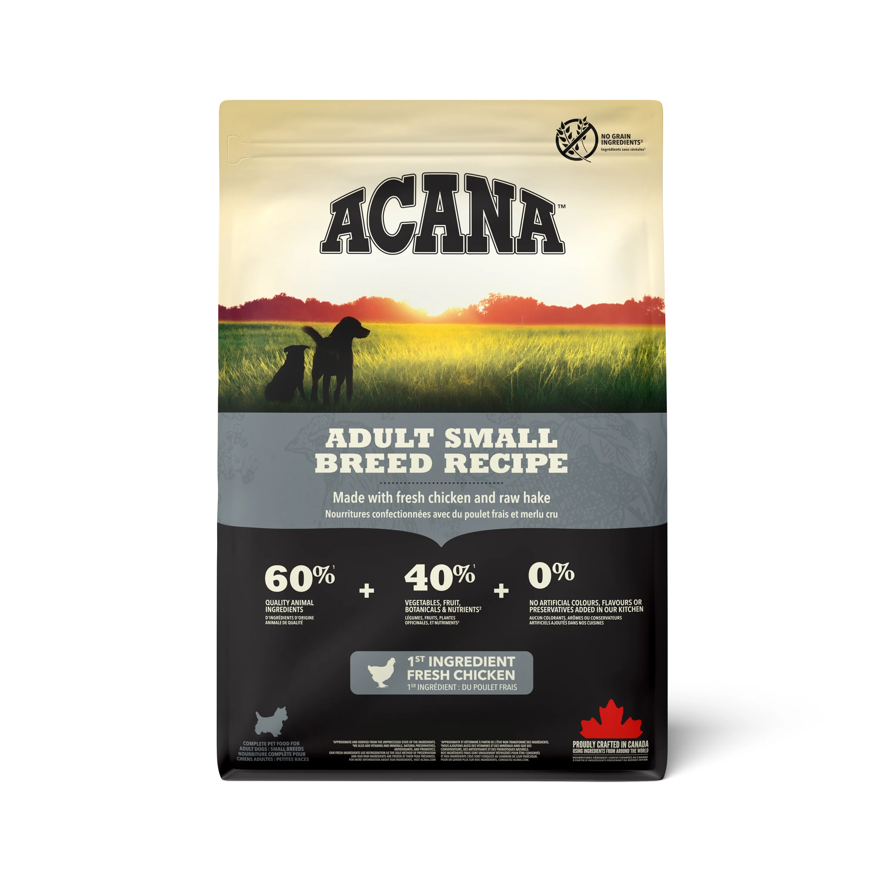 Next-Generation ACANA Small Breed Adult Dry Dog Food with Chicken Turkey Fish Exceptional