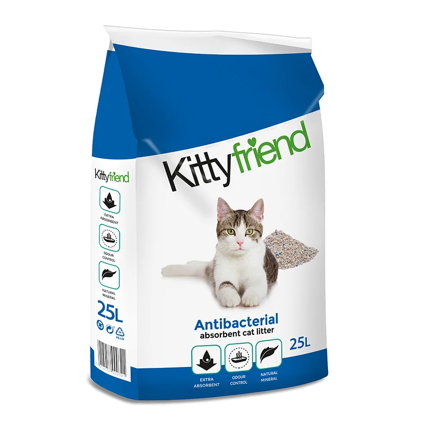 Easy-to-Use Kittyfriend Antibacterial Non-Clumping Cat Litter 25L High-End