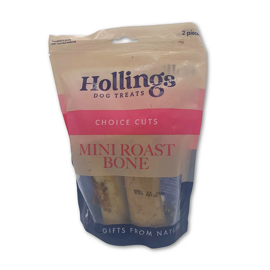 Flexible Hollings Roast Bone Dog Treat 2 Pack Casual
